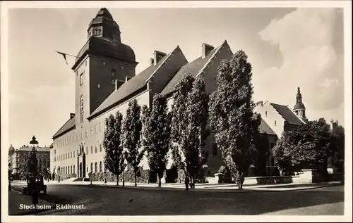 Ak Stockholm Schweden, Radhuset