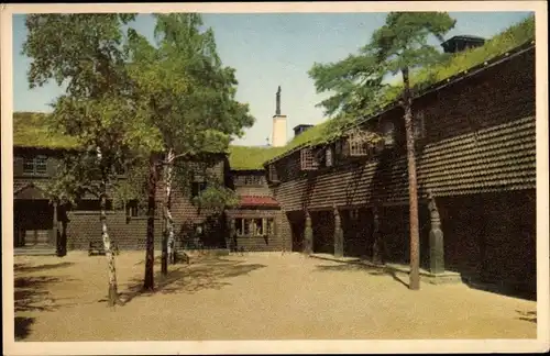 Ak Skansen Stockholm Schweden, Högloftet och Nyloftet