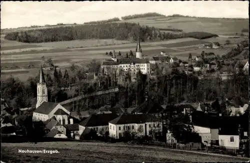 Ak Neuhausen im Erzgebirge, Panorama