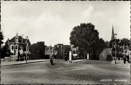 Ak IJmuiden Ymuiden Velsen Nordholland, Julianabrug