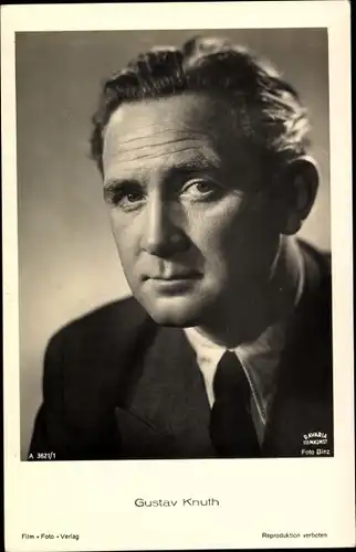 Ak Schauspieler Gustav Knuth, Portrait