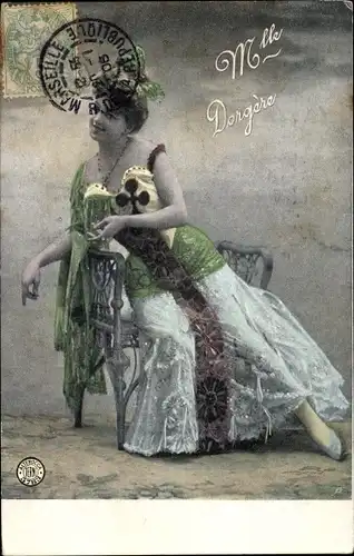 Ak Schauspielerin Dorgere, Portrait