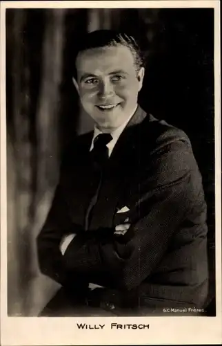 Ak Schauspieler Willy Fritsch, Portrait