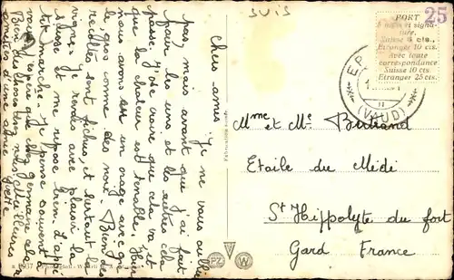 Ak Yverdon les Bains Kanton Waadt, Place Pestalozzi