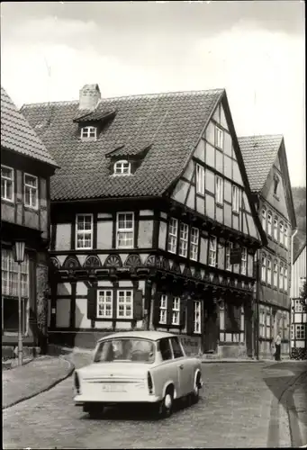 Ak Stolberg im Harz, Gastwirtschaft R. Hoffmann, Fachwerkhaus, Trabant