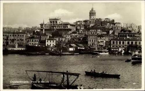 Ak Pera Galata Konstantinopel Istanbul Türkei, Panorama