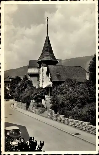 Ak Siders Sierre Kanton Wallis, L'Eglise protestante