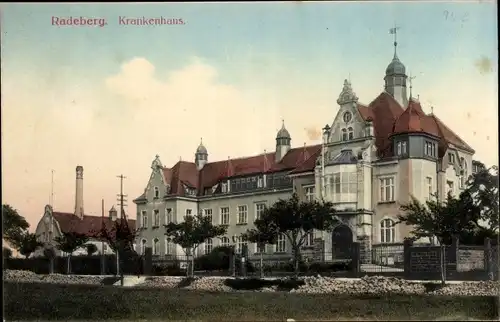 Ak Radeberg Sachsen, Krankenhaus