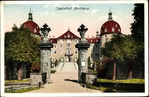 Ak Moritzburg in Sachsen, Jagdschloss