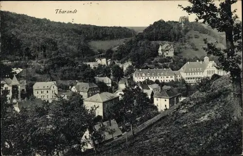 Ak Tharandt im Erzgebirge, Panorama vom Ort