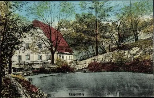 Ak Dresden Hosterwitz, Keppmühle im Keppgrund