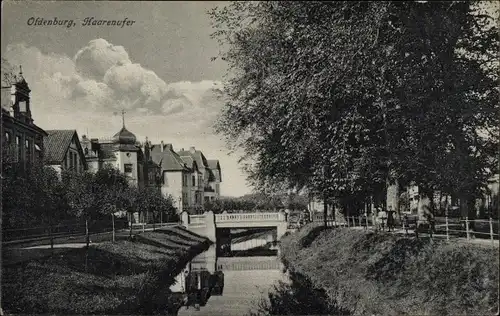 Ak Oldenburg im Großherzogtum Oldenburg, Haarenufer
