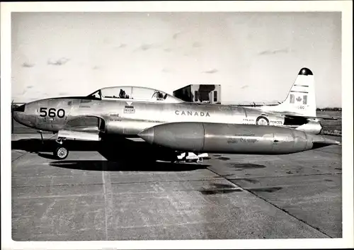 Foto Kanadisches Militärflugzeug, 560, Lockheed T 33