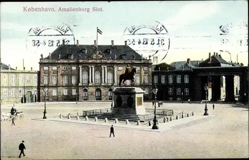 Ak København Kopenhagen Dänemark, Amalienborg Slot