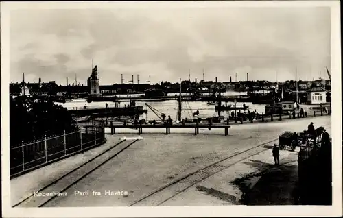 Ak København Kopenhagen Dänemark, Parti fra Havnen