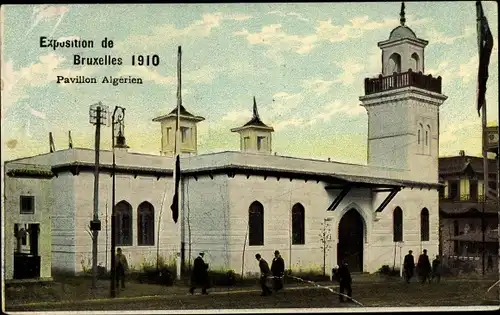 Ak Bruxelles Brüssel, Exposition de Bruxelles 1910, Pavillon Algerien