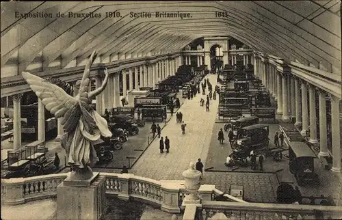 Ak Bruxelles Brüssel, Exposition de Bruxelles 1910, Section Britannique