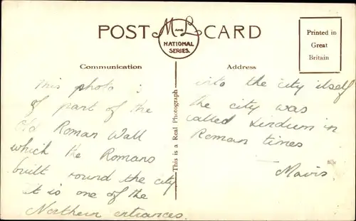 Ak Lincoln Lincolnshire England, Newport Arch