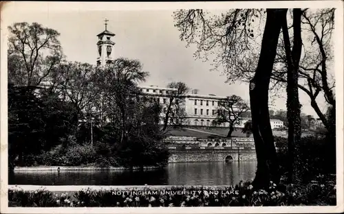 Ak Nottingham East Midlands England, University and Lake