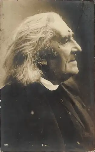 Ak Komponist Franz Liszt, Liszt Ferencz, Portrait