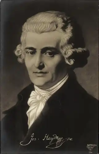 Ak Komponist Joseph Haydn, Portrait