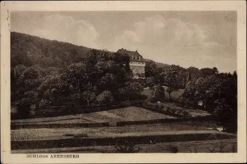 Ak Steinbergen Rinteln in Niedersachsen, Schloss Arensburg