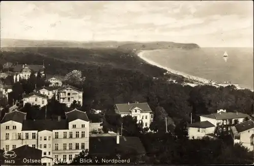 Ak Göhren auf Rügen, Blick vom Nordpeerd