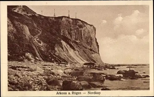 Ak Arkona Putgarten auf Rügen, Nordkap