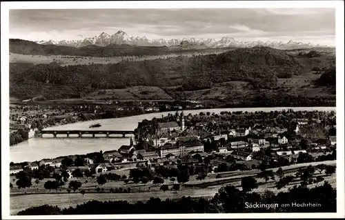 Ak Bad Säckingen am Hochrhein, Panorama