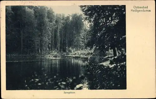 Ak Seebad Heiligendamm Bad Doberan, Spiegelsee