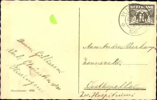 Ak Junge Katze in einem Korb