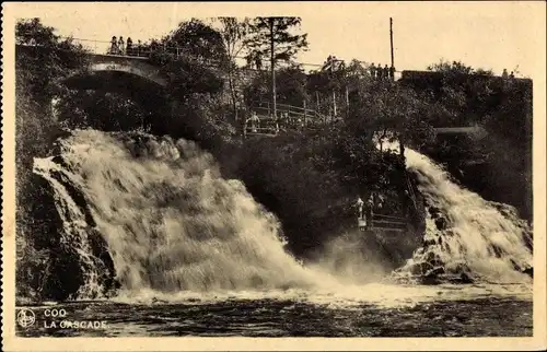 Ak Coo Stavelot Wallonien Lüttich, La Cascade