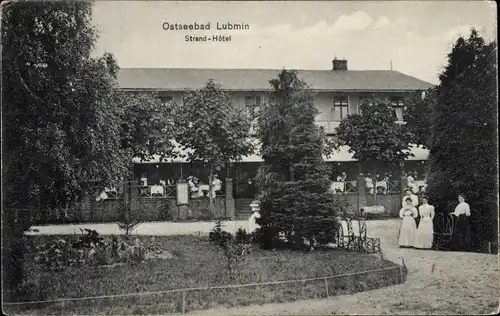 Ak Ostseebad Lubmin in Pommern, Strandhotel