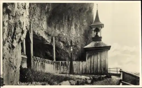 Ak Schwende Kanton Appenzell Schweiz, Ebenalp Wildkirchli