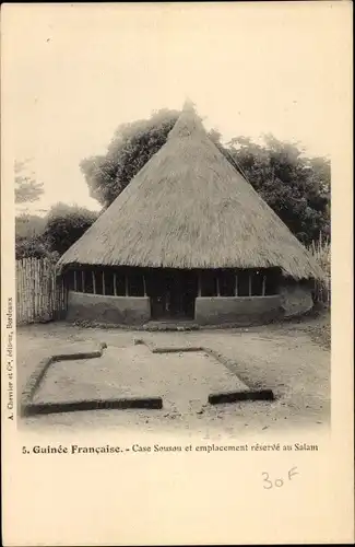 Ak Guinea, Case Sousou et emplacement reserve au Salam