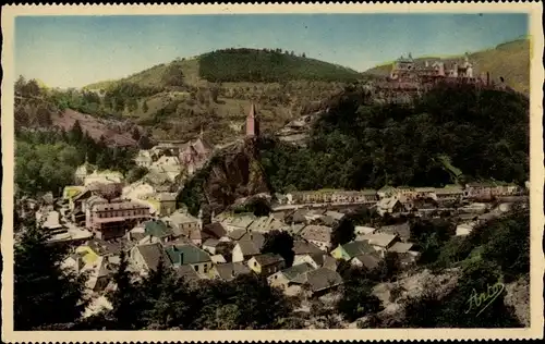 Ak Vianden Luxemburg, Vue Générale