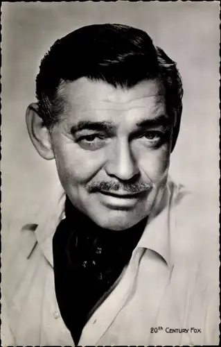 Ak Schauspieler Clarke Gable, Portrait