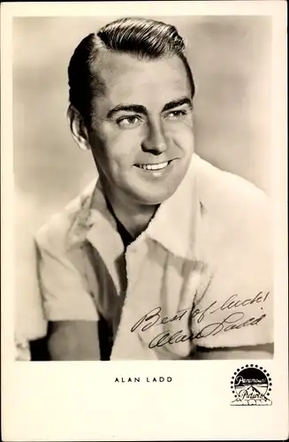 Ak Schauspieler Alan Ladd, Portrait, Paramount Film