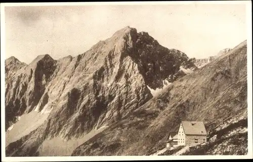 Ak Österreich, Bettelwurfhütte gegen Roßkopf