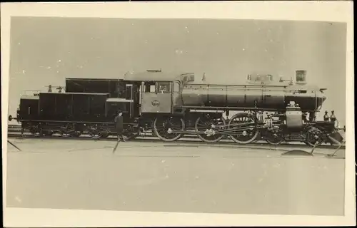 Foto Ak Schwedische Eisenbahn, Dampflok