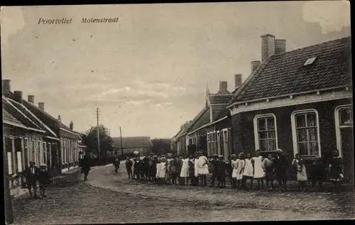 Ak Poortvliet Zeeland, Molenstraat