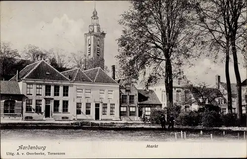 Ak Aardenburg Sluis Zeeland Niederlande, Markt