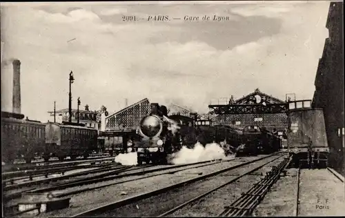 Ak Paris, Gare de Lyon