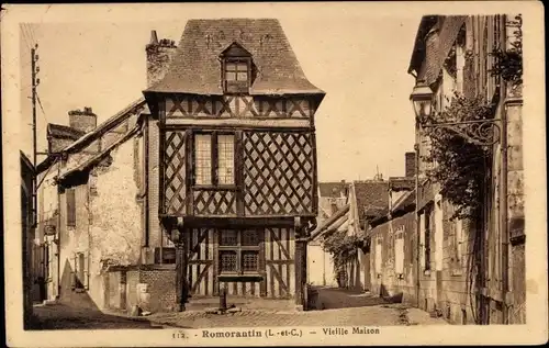 Ak Romorantin Loir et Cher, Vieille Maison