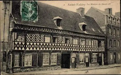 Ak Saint Valery en Caux Seine Maritime, La Maison de Henri IV