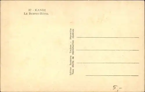Ak Kandi Benin, Buffet-Hotel