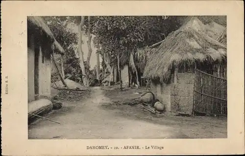 Ak Afanir Dahomey Benin, Dorfpartie