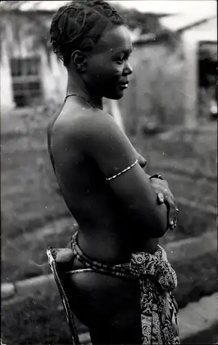 Foto Ak Afrikanische Frau, Portrait