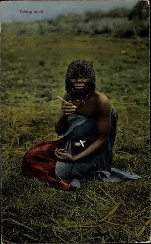 Ak Südafrika, Taking snuff