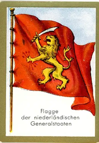Sammelbild Historische Fahnen Bild 111, Flagge der niederländischen Generalstaaten